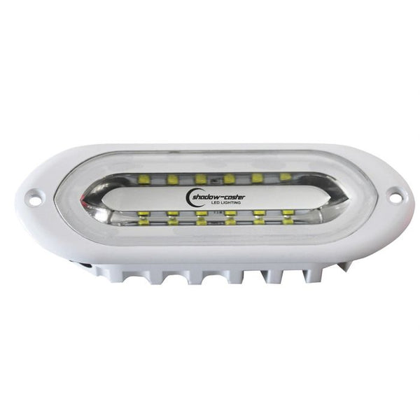Shadow Caster SCM-SL Spreader Light Great White LED Flush Mount White Housing - SCM-SLF-GW-WH