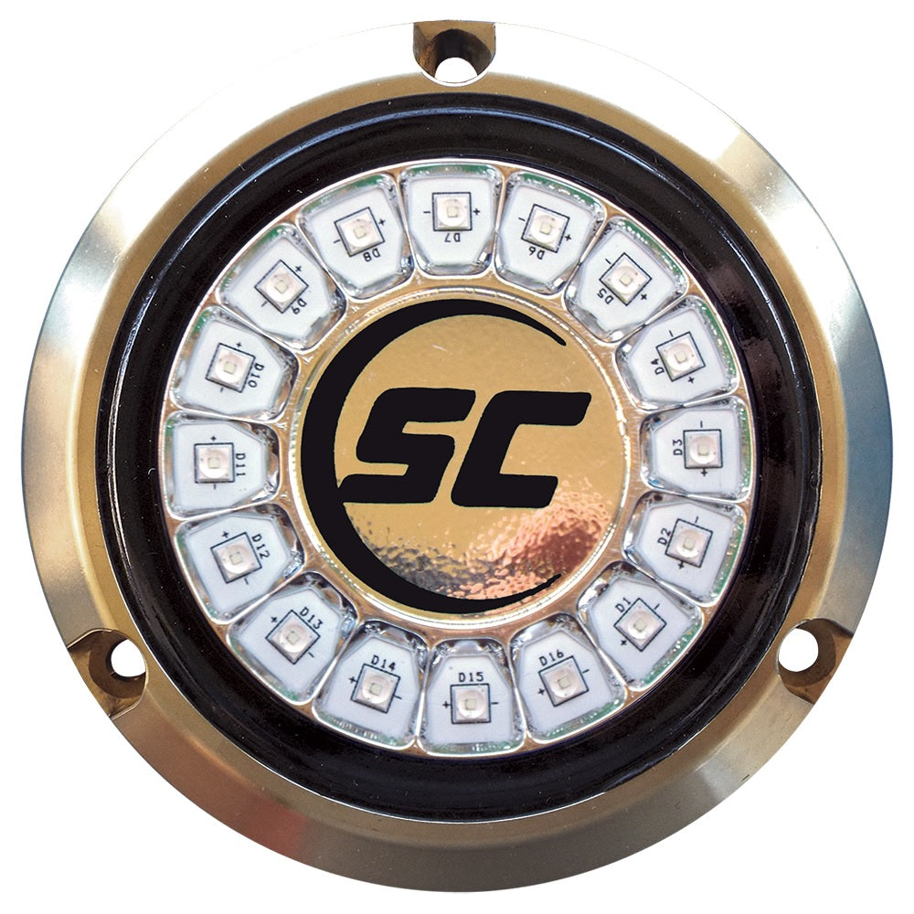 Shadow Caster SCR16 Underwater LED Light Great White - SCR-16-GW-BZ-10