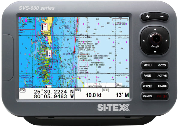 Sitex Svs 880 C+ 8in Color Chartplotter With External Antenna