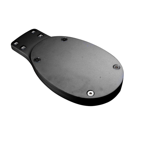 Seaview ADABLANKBLK Plate Black Use for Spotlight, No Holes - ADABLANKBLK