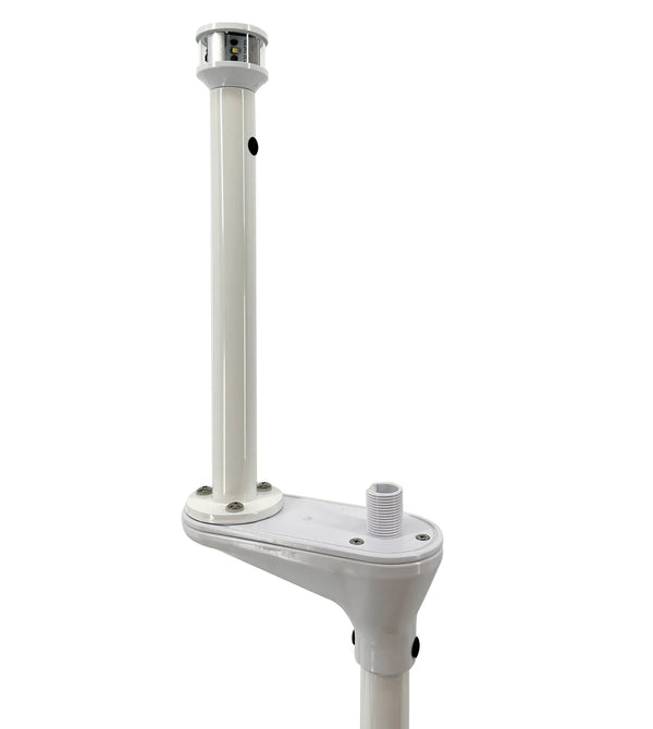 Seaview LTBU1ALED12C5 12in Light Post with LTBLED12C5 and Universal Top - LTBU1ALED12C5