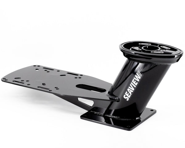 Seaview Pmadm1 M2 Blk Dual Mount Aft Rake Requires Plate Black