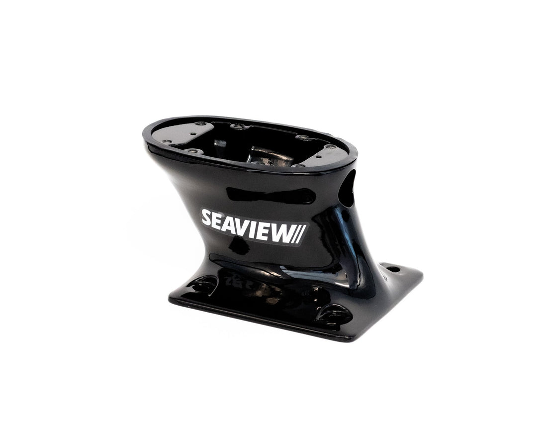 Seaview Pmf57 M1 Blk 5in Mount Forward Rake Requires Plate Black