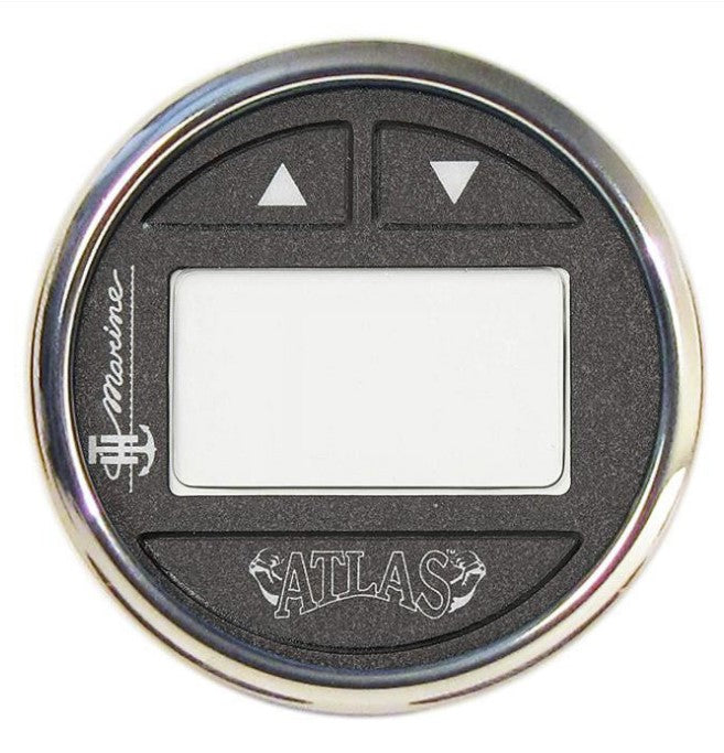 TH Marine Hydraulic Gauge Kit Fits Atlas 4 & 8in Jack PLates Stainless Steel Bezel - FAGK-1SS-DP