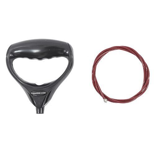 TH Marine G-Force Handle and Cable Black - GFH-1G-DP