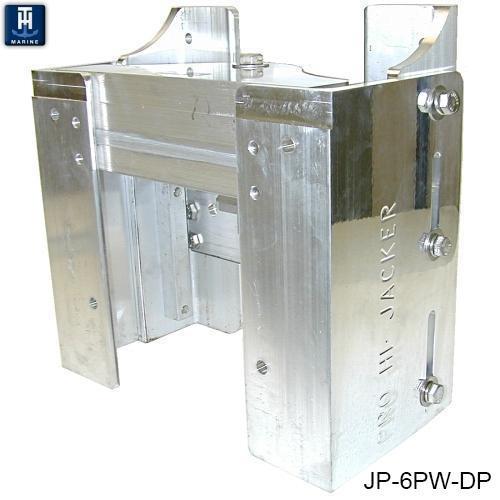 TH Marine Hi-Jacker 6in 3/8in Thick Jack Plate For up to 175hp Outboard - JP-6PW-DP