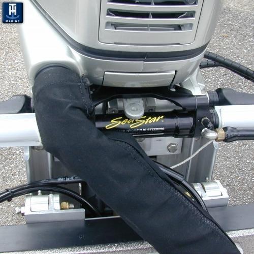 TH Marine 48in Zippered Riggin Sleeve - Black - ZRS-1-DP