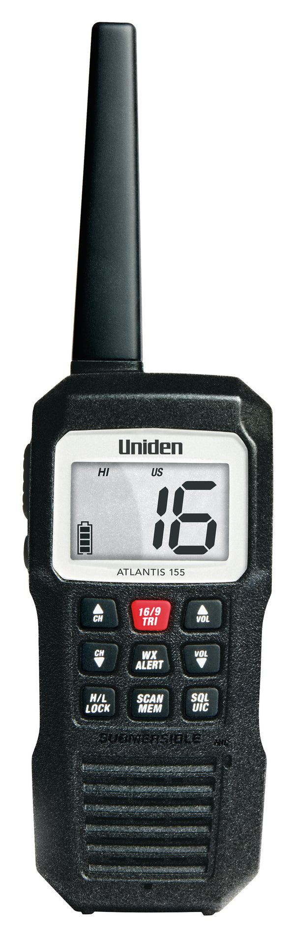 Uniden Atlantis 155 Floating Hand Held VHF Radio - ATLANTIS 155