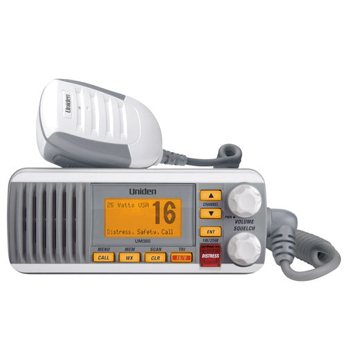 Uniden UM385 White VHF Class D DSC 25 Watt - UM385