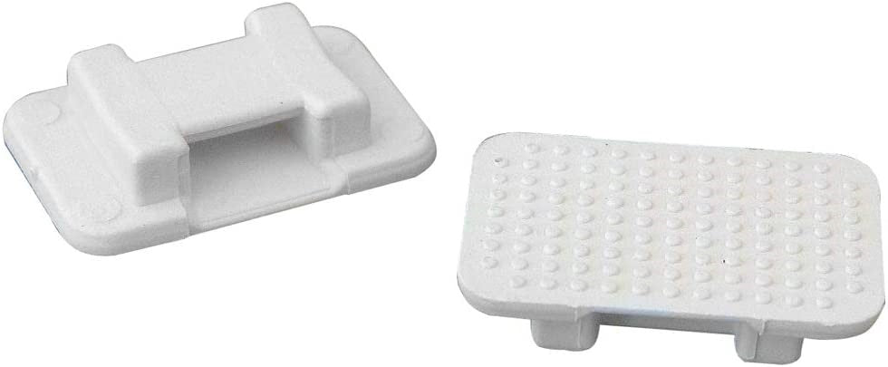 Weld Mount AT-5 Wire Tie Mount, Large White 500 Pack AT-5-500 - AT-5-500